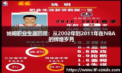 姚明职业生涯回顾：从2002年到2011年在NBA的辉煌岁月